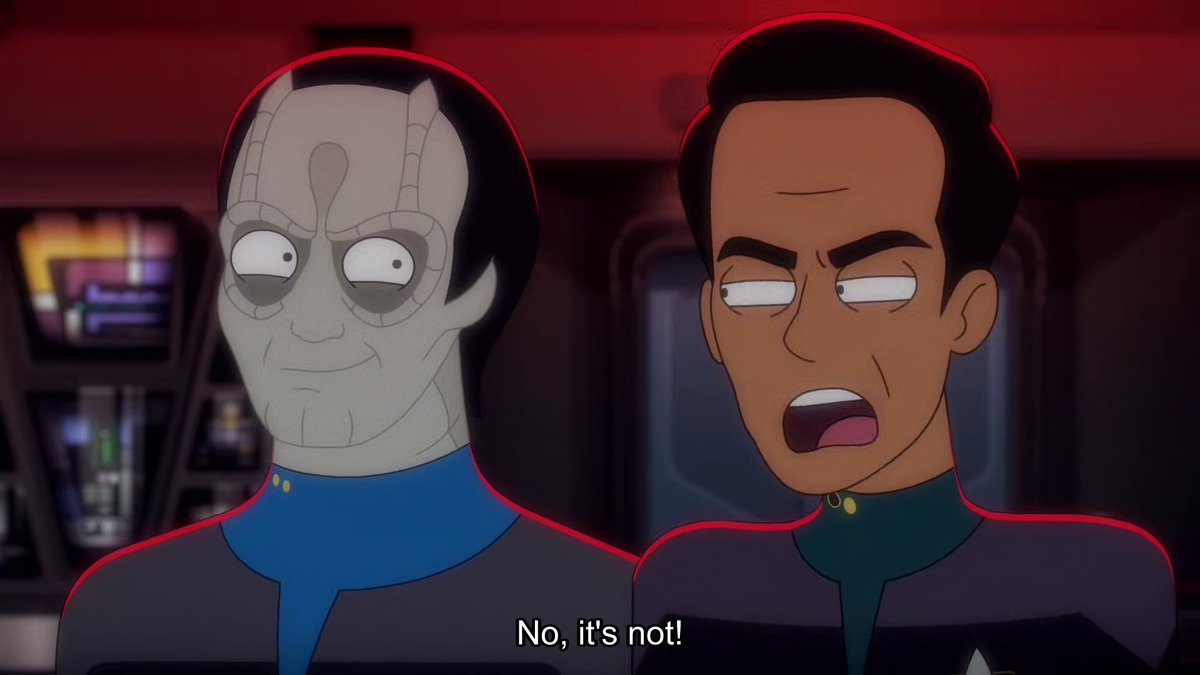 Lala_Sara's tweet photo. I have no trekkie friends left on twitter but I will still celebrate. we did it. we finally did it. They did it, Andy and Sid voiced them themselves. We all won. #FissureQuest #garashir https://t.co/Aoby72HK2r