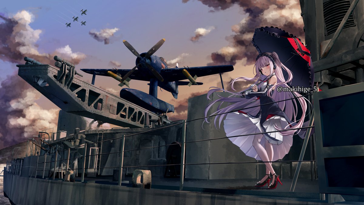 makihige_5's tweet image. #アズールレーン
#AzurLane 
原初と共に海を往く