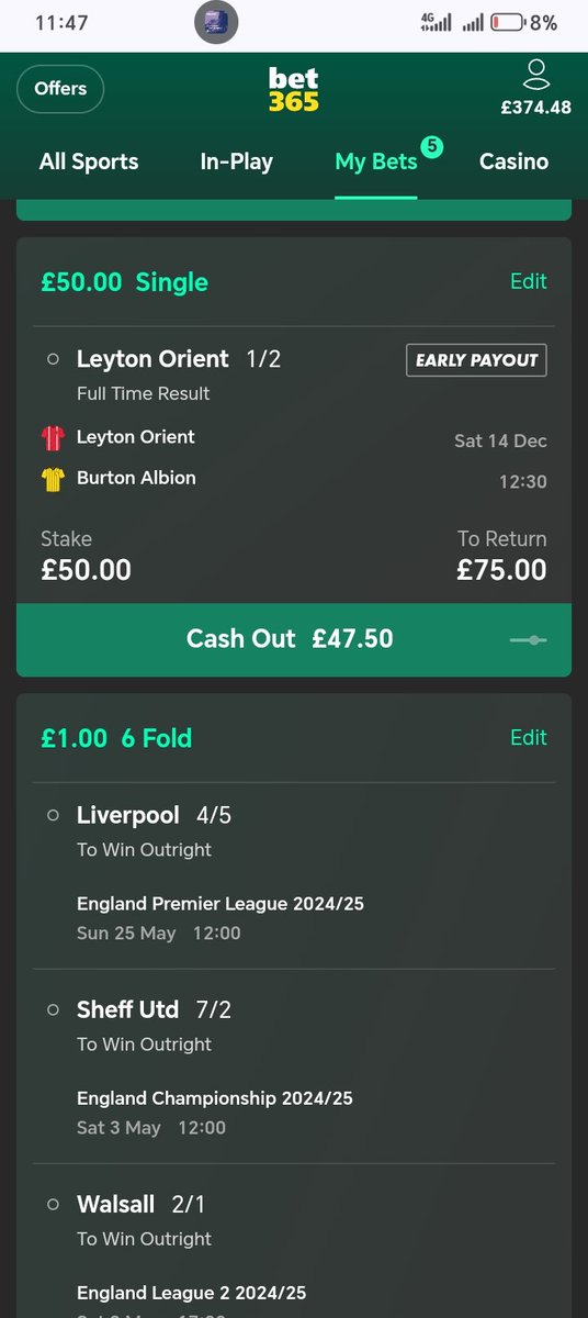 NoMessingBets's tweet photo. Come on then, lets build some early stock ready for the 3pm games. Can Lampard win at home? Wigan look vulnerable. Burton are going down.

@OLBG #football #footballtips #bets #betting #letsgo https://t.co/4OpJZgjr70