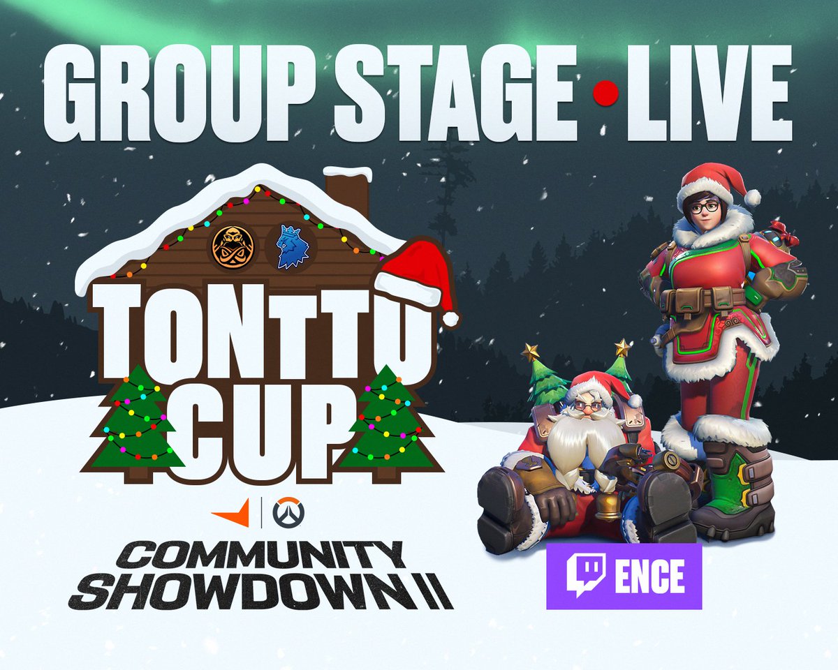 Tonttu Cup starts NOW 🧑‍🎄 GLHF for the teams!

Games streamed live in Finnish 🇫🇮 on twitch.tv/ence 📺