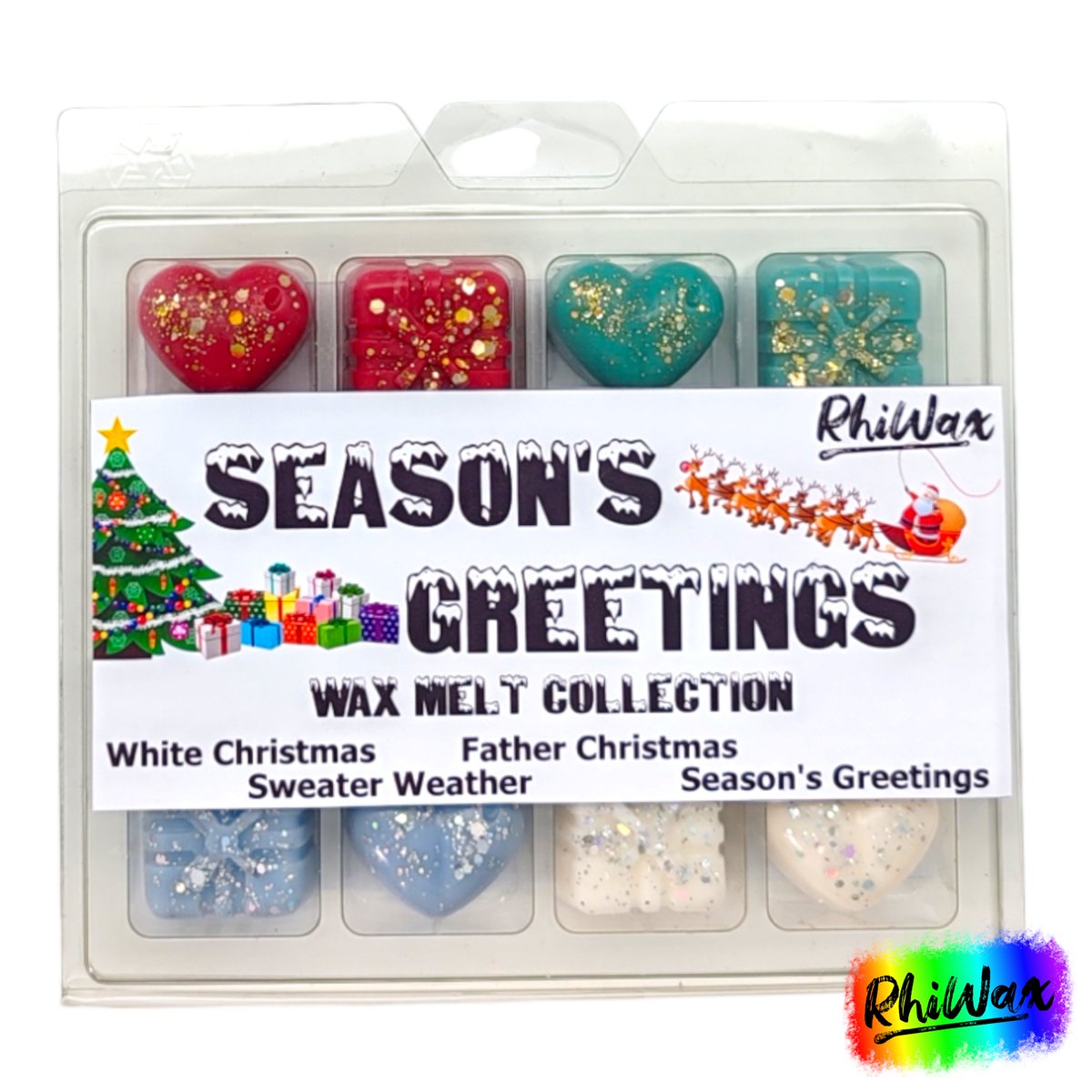 RhiWax's tweet photo. Set the Christmas mood with 'Season's Greetings' wax melts.  Last orders for Christmas are midday Monday. We will post after this date but it may not arrive in time.  
https://t.co/HR42sBo0Tv
https://t.co/DPPeHX5m0s

#Christmas #WaxMelts #StockingFiller #GiftforHer #GiftforHim https://t.co/JujzRlnqMd