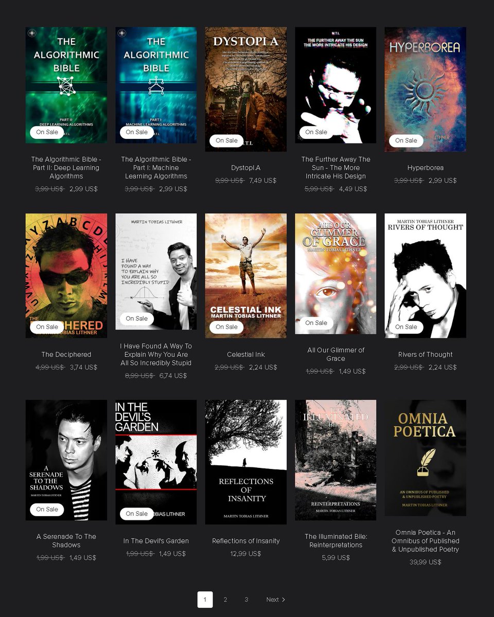 LithnerTobias's tweet photo. +80 #ebooks by yours truly, on #holiday #sale, #download
Get over here: https://t.co/NFn9kaBqze
#lithner #author #english #fictiob #science #poetry #philosophy #profound #intellectual #books https://t.co/1ls80qJe3X