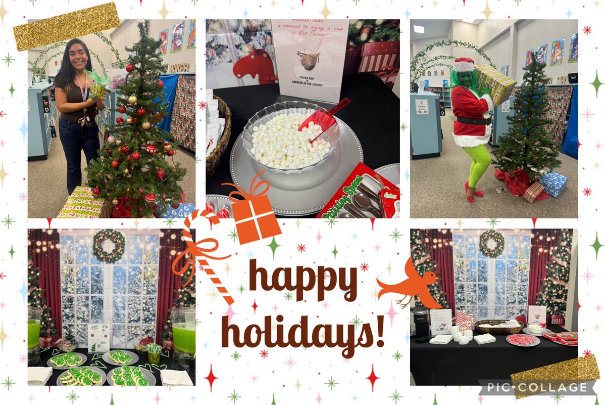 WBE_Sheriffs's tweet photo. Weβve been having so much fun treating our staffβ€οΈ as we countdown to winter break! From Grinch Day to our hot cocoa bar, the holiday spirit is in full swing. πββοΈ #WinterFun #CountdownToBreak https://t.co/Aue2wZ8kfh