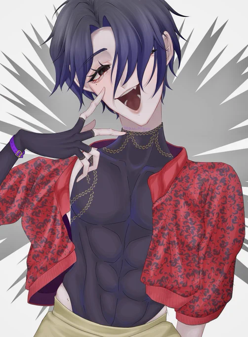 新しいオリキャラ君です!モシヨカッタラカイテミテホシイナ…… #OC   #イラスト 