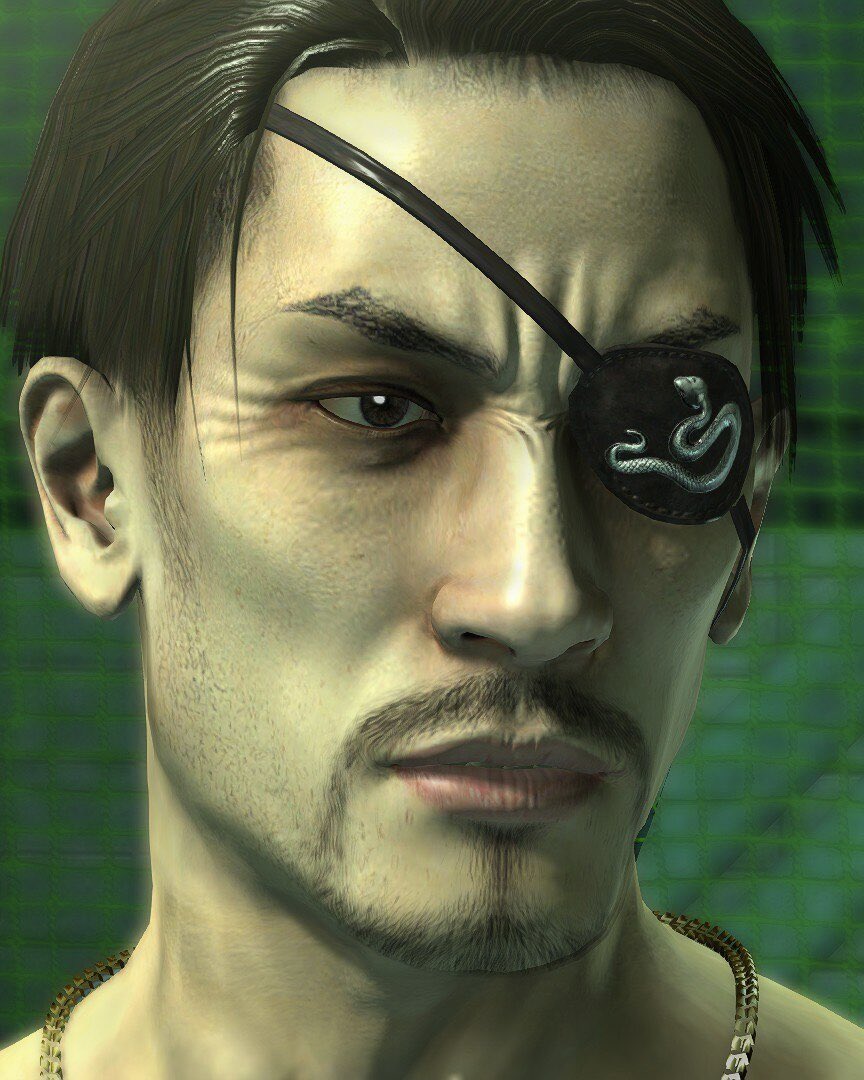 trinketfish's tweet photo. hot take but this is peak majima. the wrinkles the pale skin the dead tired eye like considering his personality this is how he SHOULD look always. kinda nasty kinda miserable kinda dead. https://t.co/am4Qc9ekB5