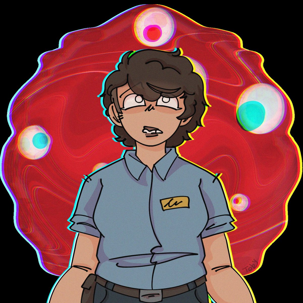 CursedTobias's tweet photo. Might delete this, I never post on here 😭 This probably won't age well if her actual design is shown in the future but I just wanted to draw Lex @SuperHorrorBro #glitchedout https://t.co/bJE56EMSFn
