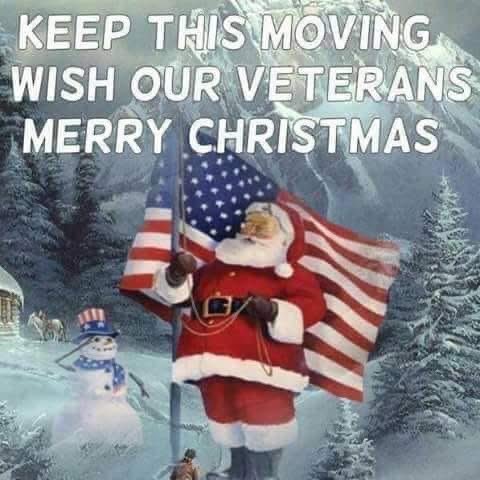 jimmythecoach23's tweet photo. As  a VET myself I want to wish all my veteran brothers and sisters a MERRY CHRISTMAS! Your sacrifice is why we are still free today! I ask all my Veterans to comment so we all can follow back   🇺🇸🇺🇸 https://t.co/oCGtY7jAhF
