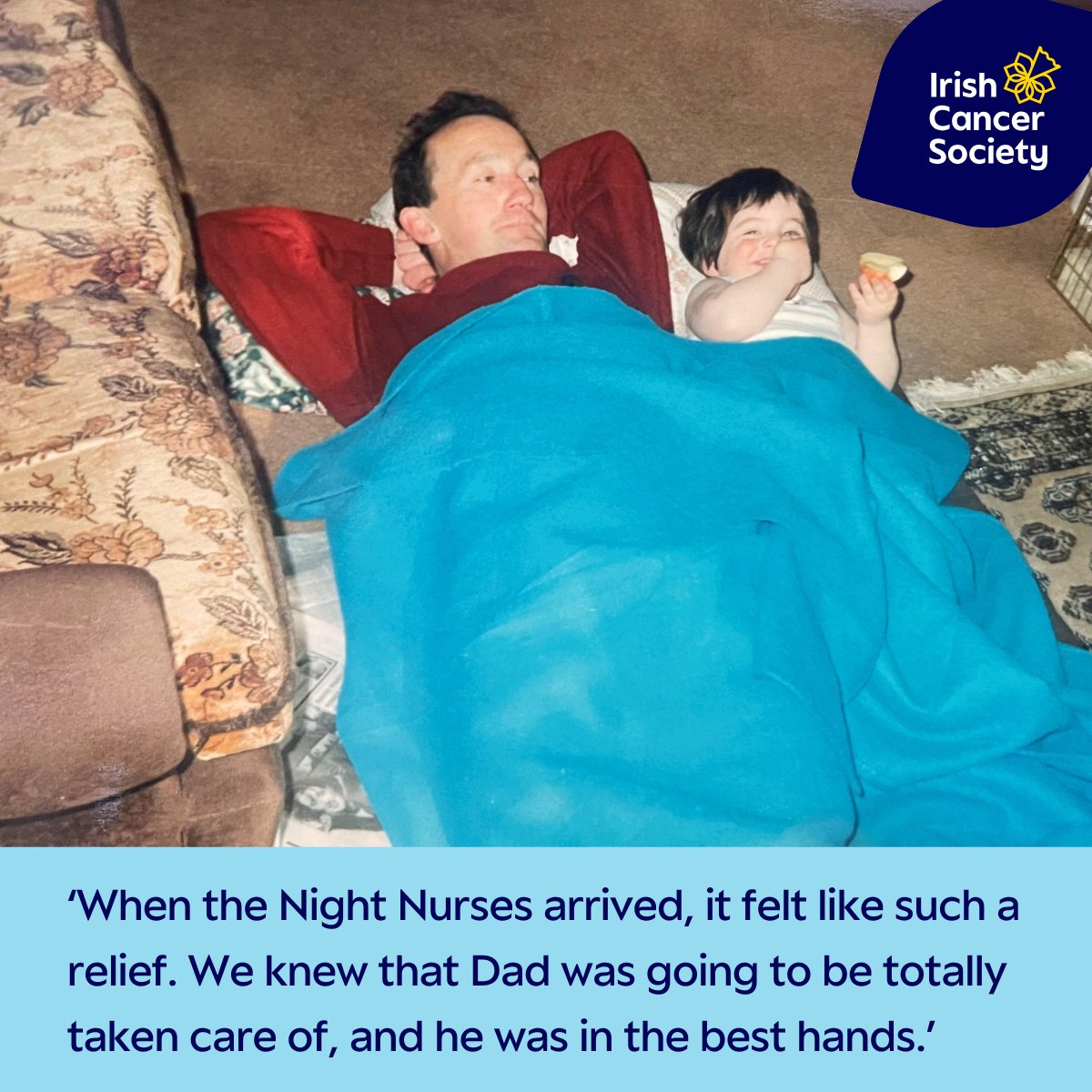 "I feel there aren’t any words to describe what the Night Nurses gave our family."💛

Kerry local Lucy O'Shea shares the impact of the support her family received from the Irish Cancer Society Night Nurses. 

Read her story here 👉 brnw.ch/21wPppv