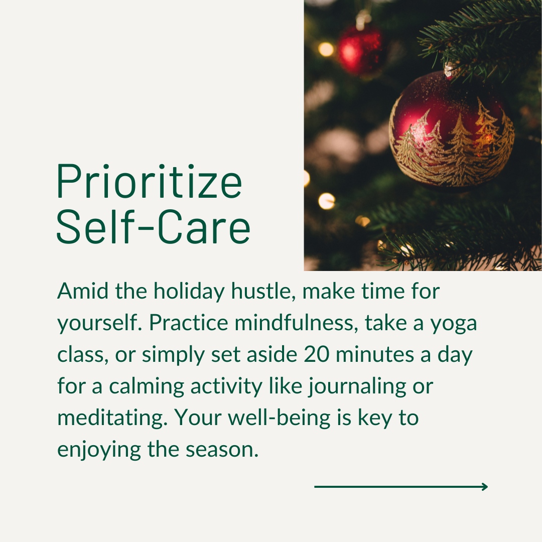 WellnessMDTeam's tweet photo. This holiday season, it's easy to feel overwhelmed. Take a step back and prioritize self-care. Swipe to discover practical tips to manage holiday stress and make the most of this festive time! Remember, it's okay to take a break and enjoy the moments that matter. 

#HolidayWel... https://t.co/WYZJI7eCNu