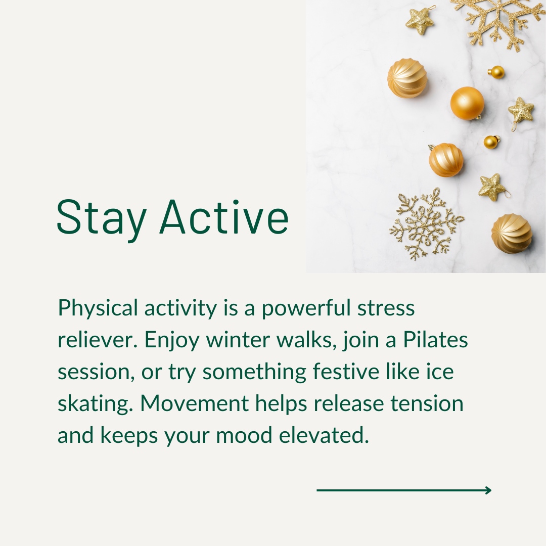 WellnessMDTeam's tweet photo. This holiday season, it's easy to feel overwhelmed. Take a step back and prioritize self-care. Swipe to discover practical tips to manage holiday stress and make the most of this festive time! Remember, it's okay to take a break and enjoy the moments that matter. 

#HolidayWel... https://t.co/WYZJI7eCNu