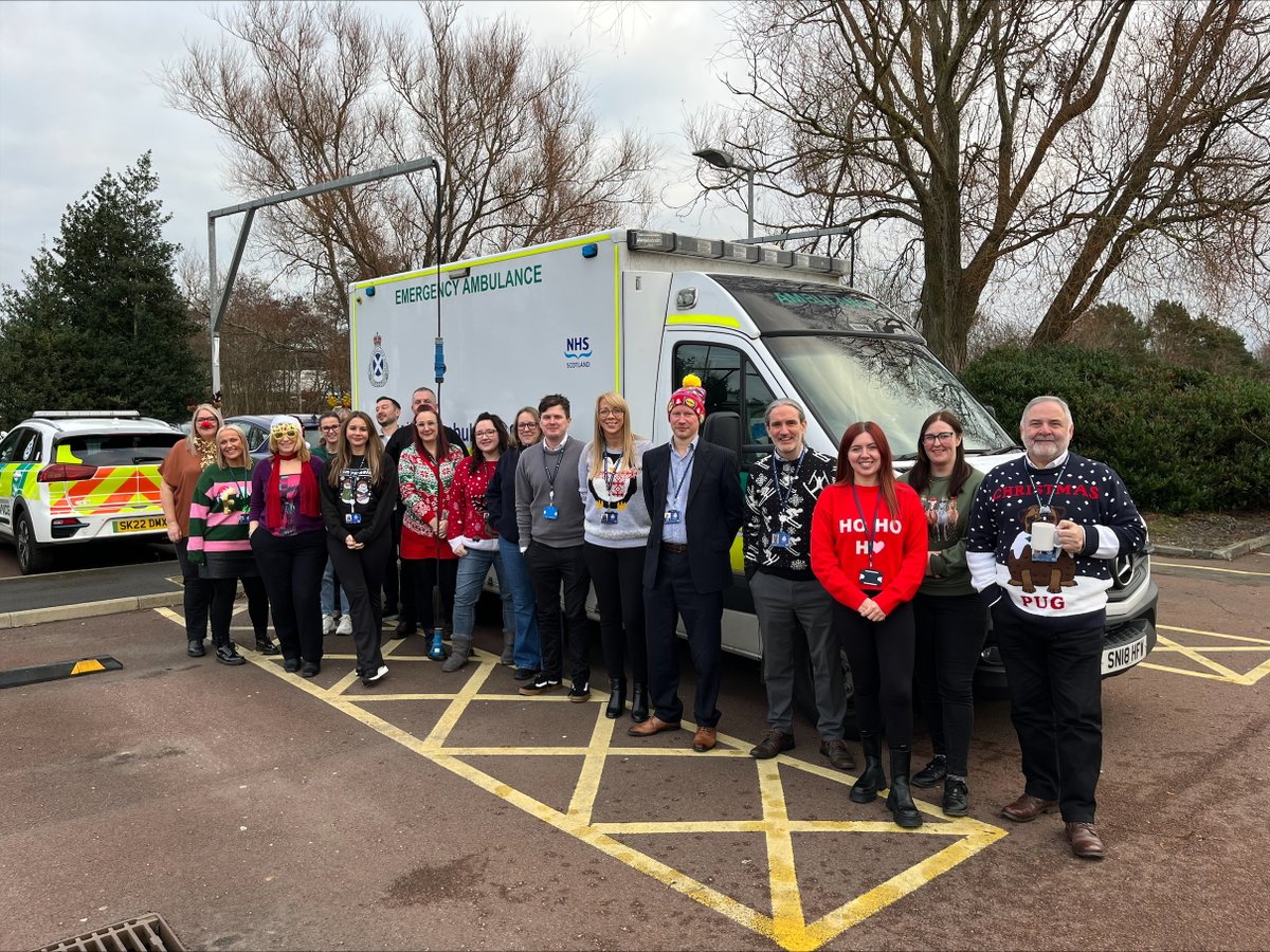 Scotambservice's tweet photo. On the 14th day, today's team in our #SASAdvent calendar is from the Programme Management Office (PMO) team, who manage and deliver programmes and projects at SAS.

Merry Xmas from the team! https://t.co/irWKG9nzHW