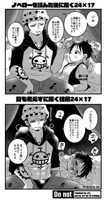 ノベ🐯を読んでから描く🐯👒といつもの🐯👒
～センシティブ～ 