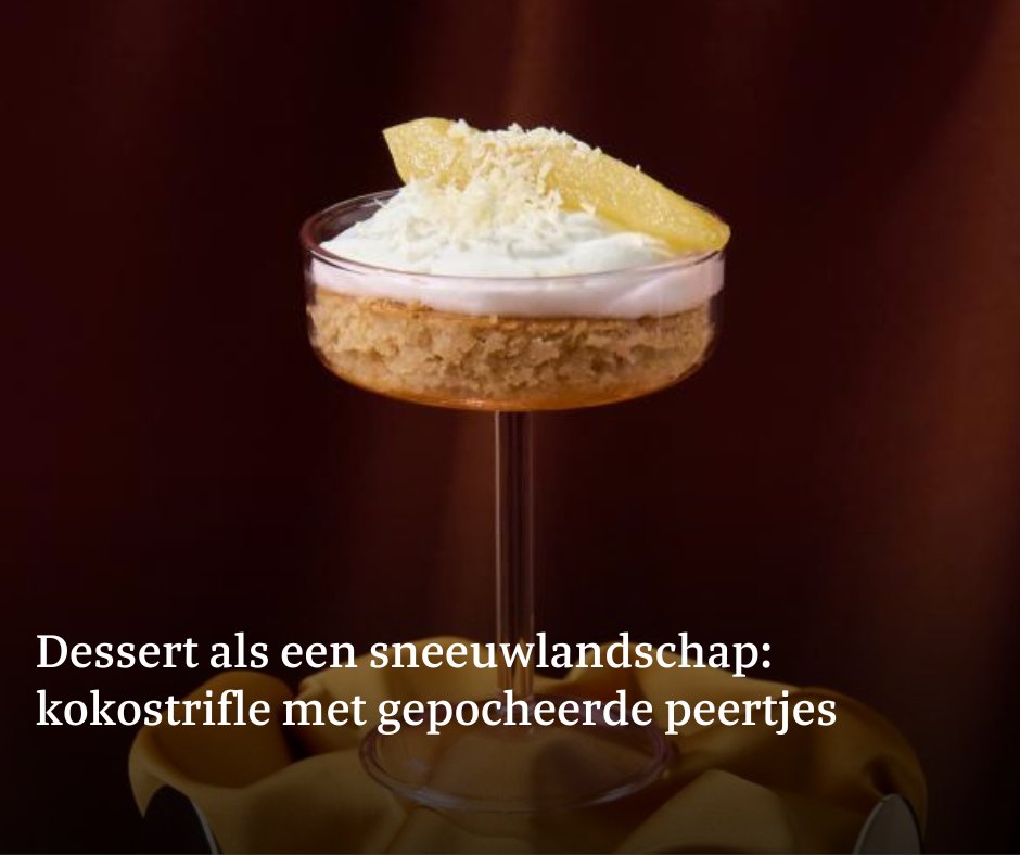 Schuif de gewoonlijke kerststronk een jaartje aan de kant en verras je gasten met deze kokostrifle. Geen zorgen dit nagerecht oogt complexer dan het in werkelijkheid is, en je kunt het bovendien grotendeels op voorhand klaarmaken.

weekend.knack.be/lifestyle/culi…