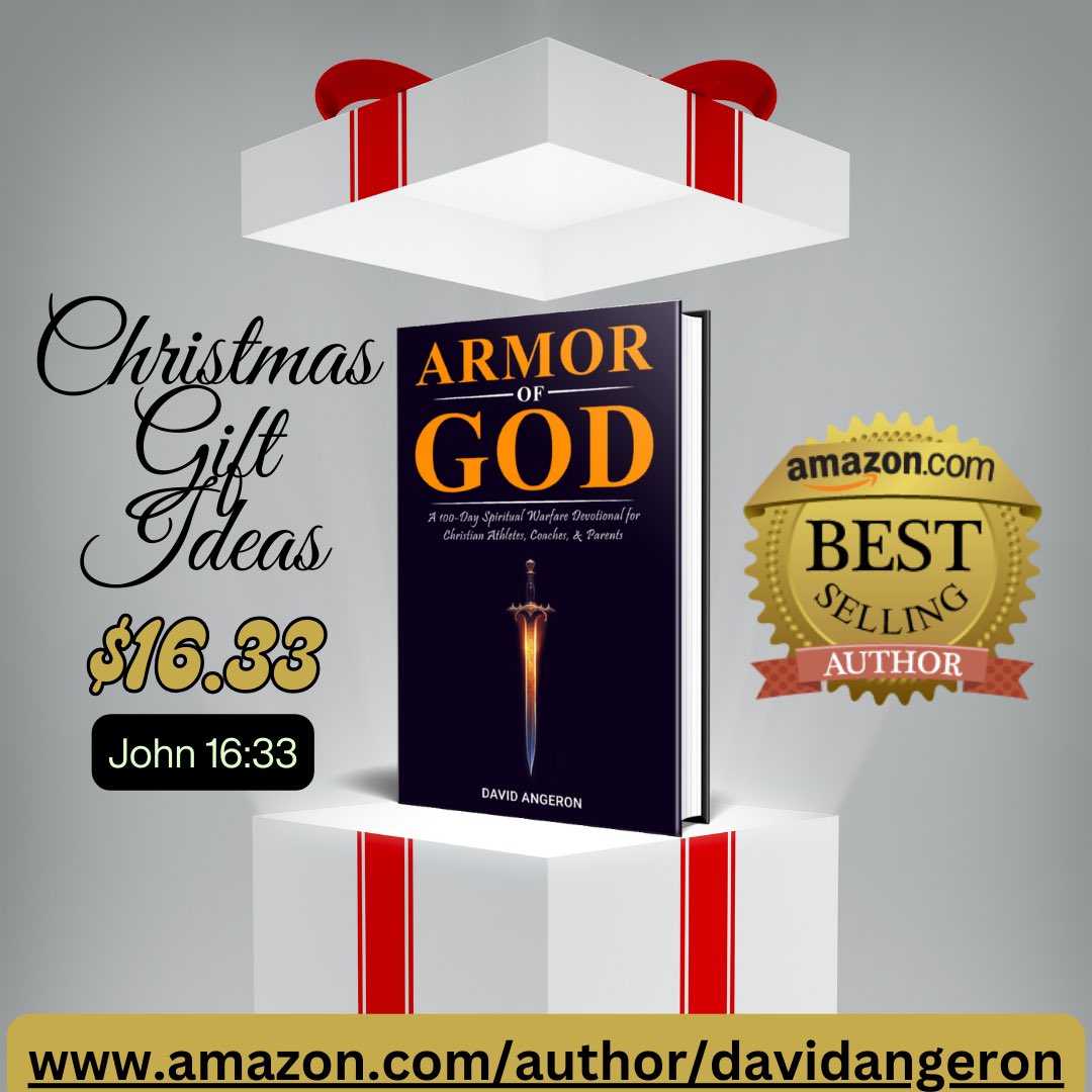 Available in time for Christmas through Amazon Prime.  Check out my new release, ARMOR OF GOD and my other available books at amazon.com/author/davidan…. 🙏🏼🎄