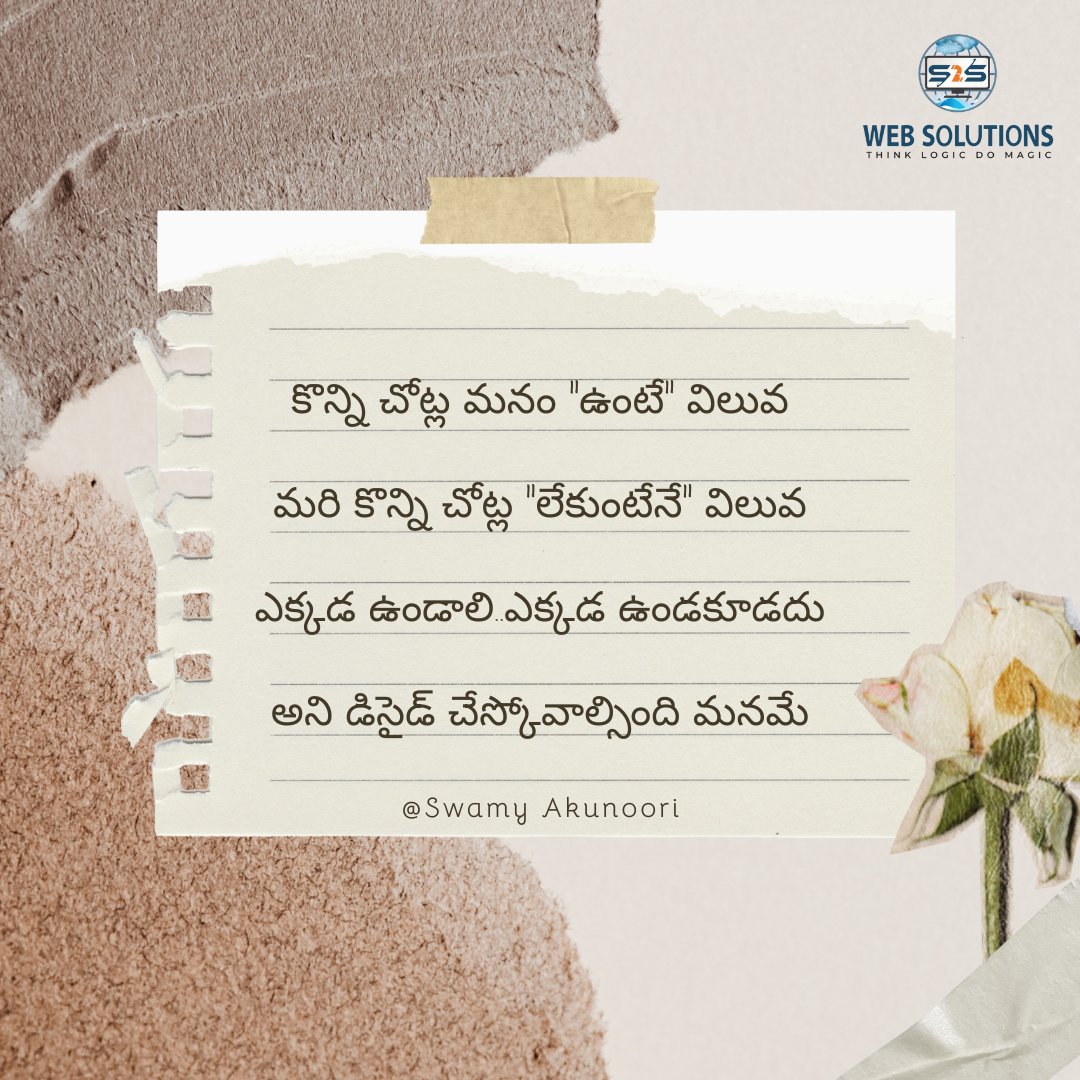 swamyakunoori88's tweet image. #inspiration #s2swebsolutions #karimnagar