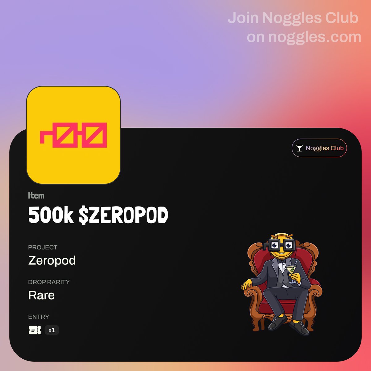 I've just joined this nounish drop:

500k $ZEROPOD by @tns_zeropod

Wish me luck and keep your $NOGS on ⌐◨-◨

<a href="/nogglescoin/">$NOGS</a>
