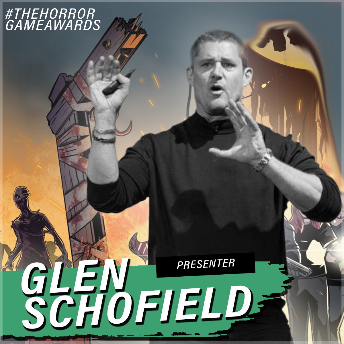 The Horror Game Awards (@horrorgameaward) on Twitter photo Welcome to <a href="/GlenSchofield/">Glen A. Schofield</a> who will be presenting the Best Lifetime Achievement Award at TONIGHT'S live show.
Don't miss the global livestream at 8pm GMT / 9pm CET / 12pm PST / 3pm EST at <a href="/HorrorGameAward/">The Horror Game Awards - HALLOWEEN SHOWCASE 30/09</a>.
#THEHORRORGAMEAWARDS Welcome to <a href="/GlenSchofield/">Glen A. Schofield</a> who will be presenting the Best Lifetime Achievement Award at TONIGHT'S live show.
Don't miss the global livestream at 8pm GMT / 9pm CET / 12pm PST / 3pm EST at <a href="/HorrorGameAward/">The Horror Game Awards - HALLOWEEN SHOWCASE 30/09</a>.
#THEHORRORGAMEAWARDS
