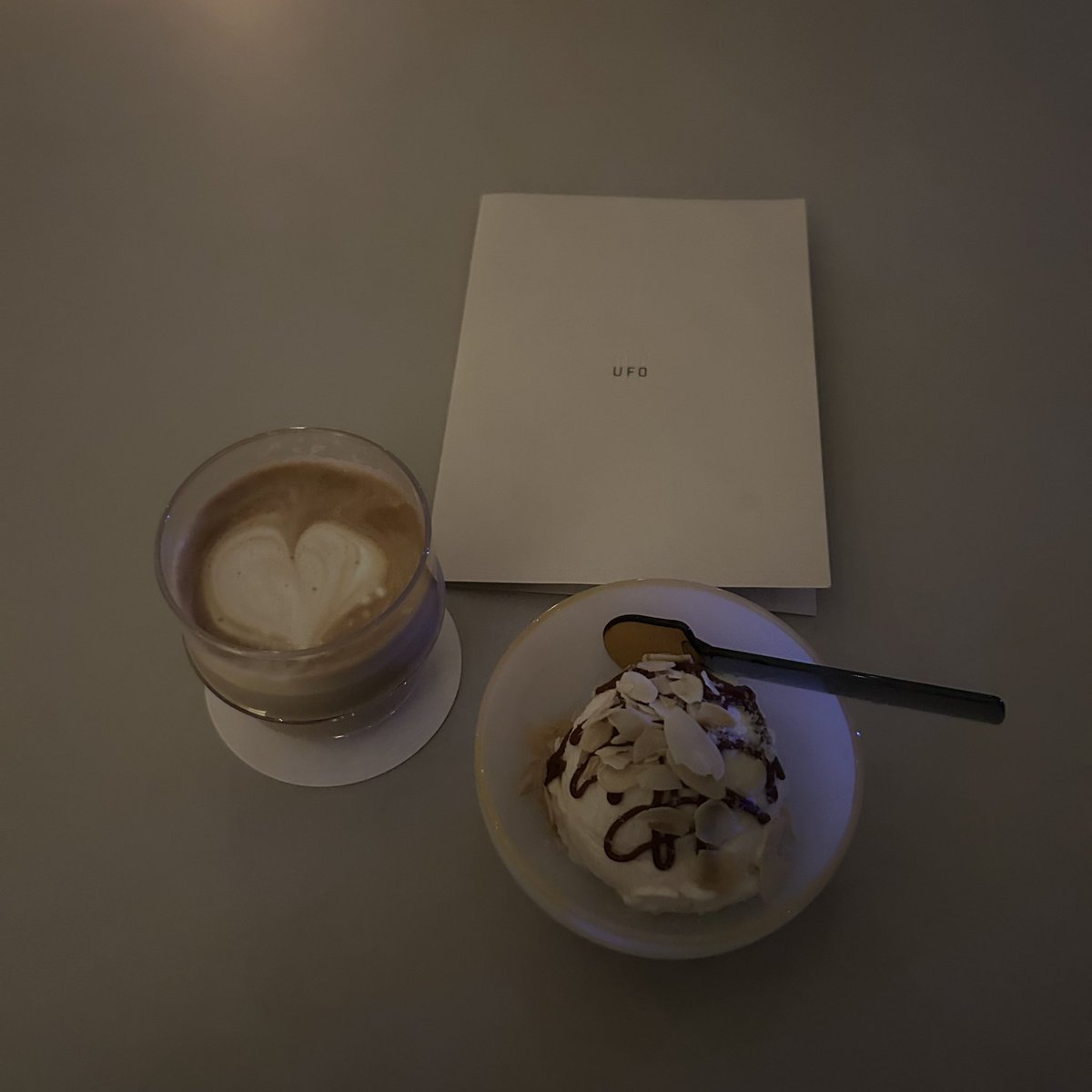おしゃディナーと夜カフェ行けた嬉しい~♩♩