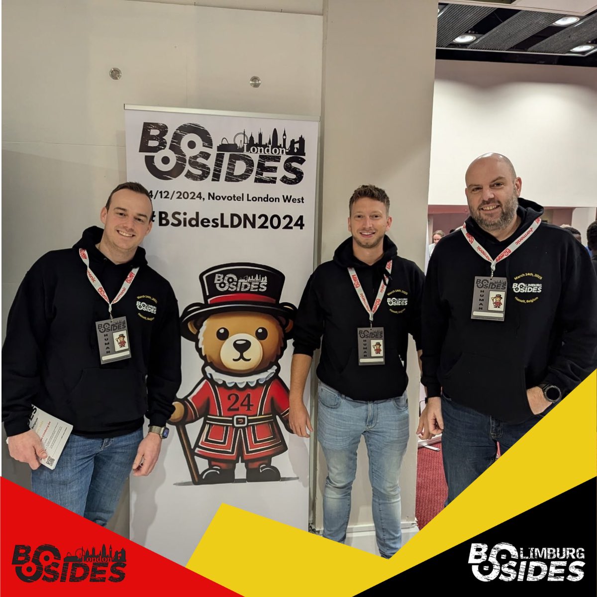 Checking out how they do it in the UK 🇬🇧 

Great job <a href="/BSidesLondon/">BSides London</a>!

#BSidesLDN2024 #BSidesLimburg
