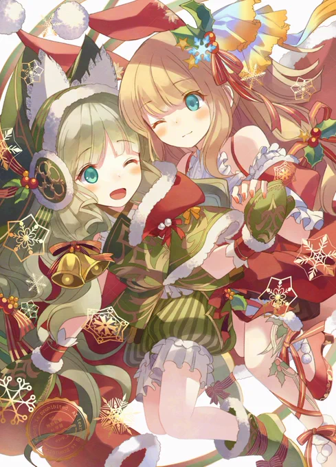 サレーネちゃんとアルジェちゃん(かぼちゃぱんつがすてき) 