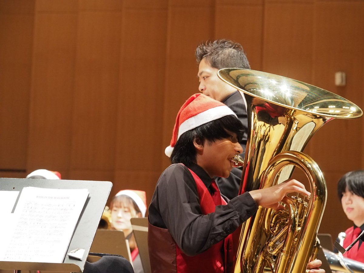 クリスマスコンサート、無事終了しました！
ご来場いただいた皆さま、関係者の皆さまに心より感謝申し上げます。
金管バンドの響きと共にクリスマスのひとときを楽しんでいただけたなら幸いです！✨
今年の活動を締めくくる素敵な時間をありがとうございました🎄🎺