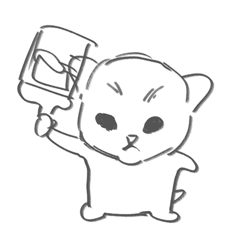 赤ちゃん猫の顔が好き