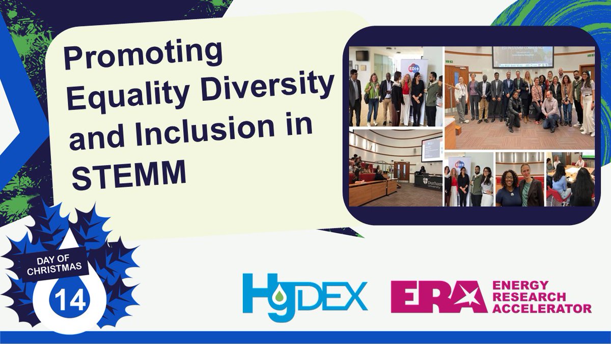 EnergyRA's tweet image. On Day 14 of our #Christmas countdown, we're looking back to the EDI Conference in STEMM subjects, which was co-sponsored by ERA. The event focused on promoting diversity and inclusion in STEMM research. Attendees explored strategies for embedding EDI in research practices.