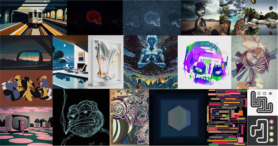 11 / 🎼”On the eleventh day of Xmas” my degen alter ego sent to me...
Many incredible artists that formed part of my 2022-2024 digital art journey thus far including eleven of my favourites! 
Ten XCOPY DCs, 
Nine Beeples beeping’
Eight XCOPYs selfi’ing,
Seven Hackatao’s hacking,
