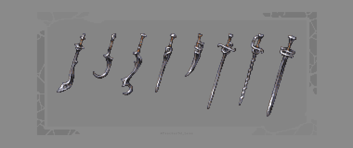 Fractur9d_Luna's tweet photo. ⚔️
#pixelart #ドット絵 https://t.co/ojPCoNOct8