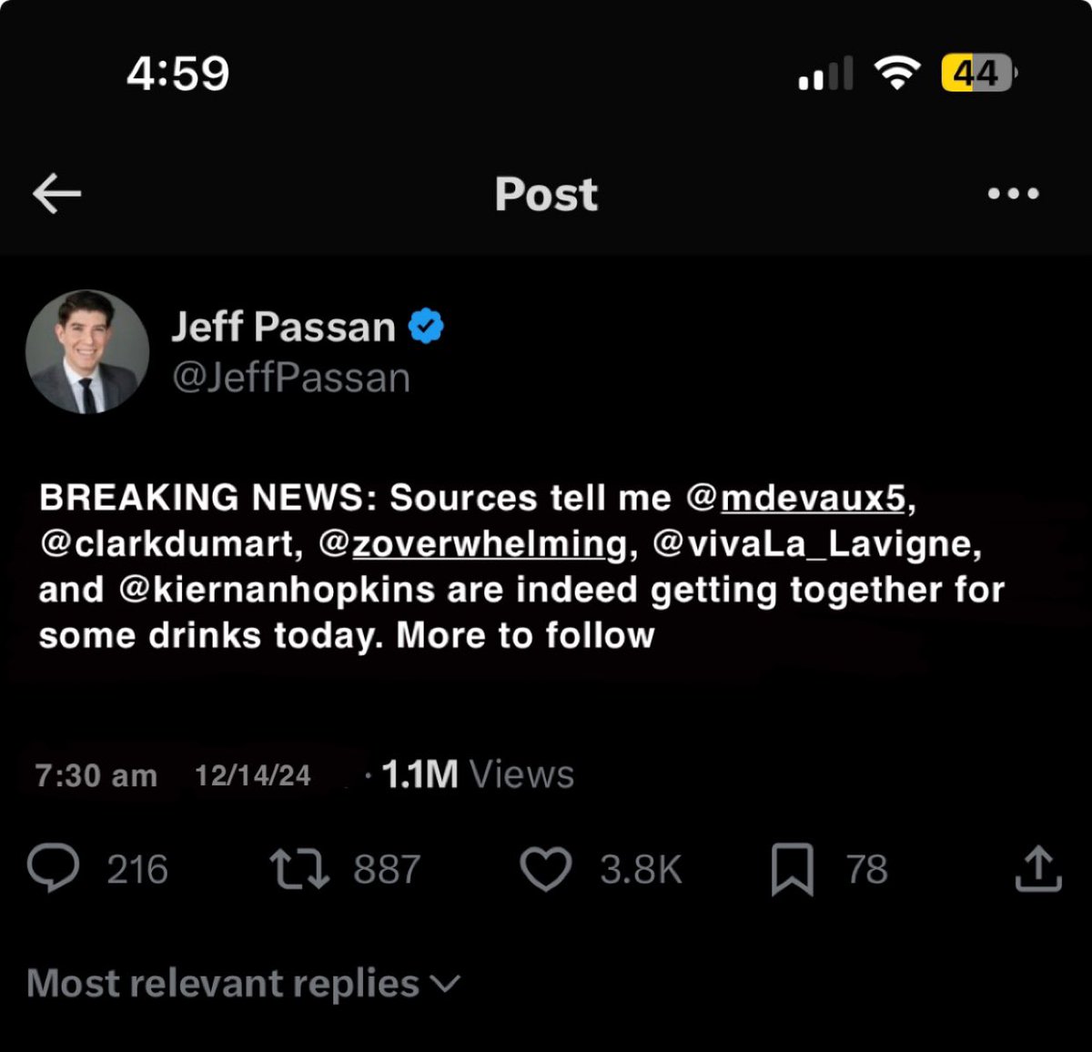 mdevaux5's tweet image. Can confirm the reports that I am #active and will be #GettingInvolved today