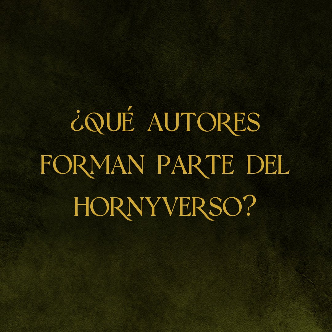 LiterupES's tweet photo. 📚Conociendo a las mentes del Hornyverso Literary Universe (HLU)📚

Nueve autores (sí, ¡NUEVE!) han tomado las riendas de este universo y le han insuflado vida, pasión y monstruosidades varias. Cada une ha elegido un ser distinto para protagonizar su historia, y la primera fase + https://t.co/xeRf3l0Npw