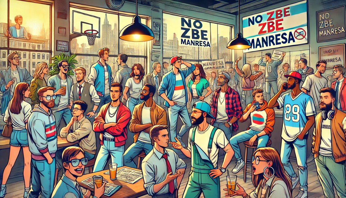 nozbemanresa's tweet photo. No val la teva queixa al bar si el teu cotxe al carrer no has defensat! 🚗❌
T’hi esperem!
📍 Manresa
📅 Dissabte, 14 de desembre
📌 Davant Lidl, 17:00h
#NoZBEManresa #SortimAlCarrer #zbe #Manresa #nozbemanresa #manifestacio #circulacio https://t.co/Sotcn2RyTU