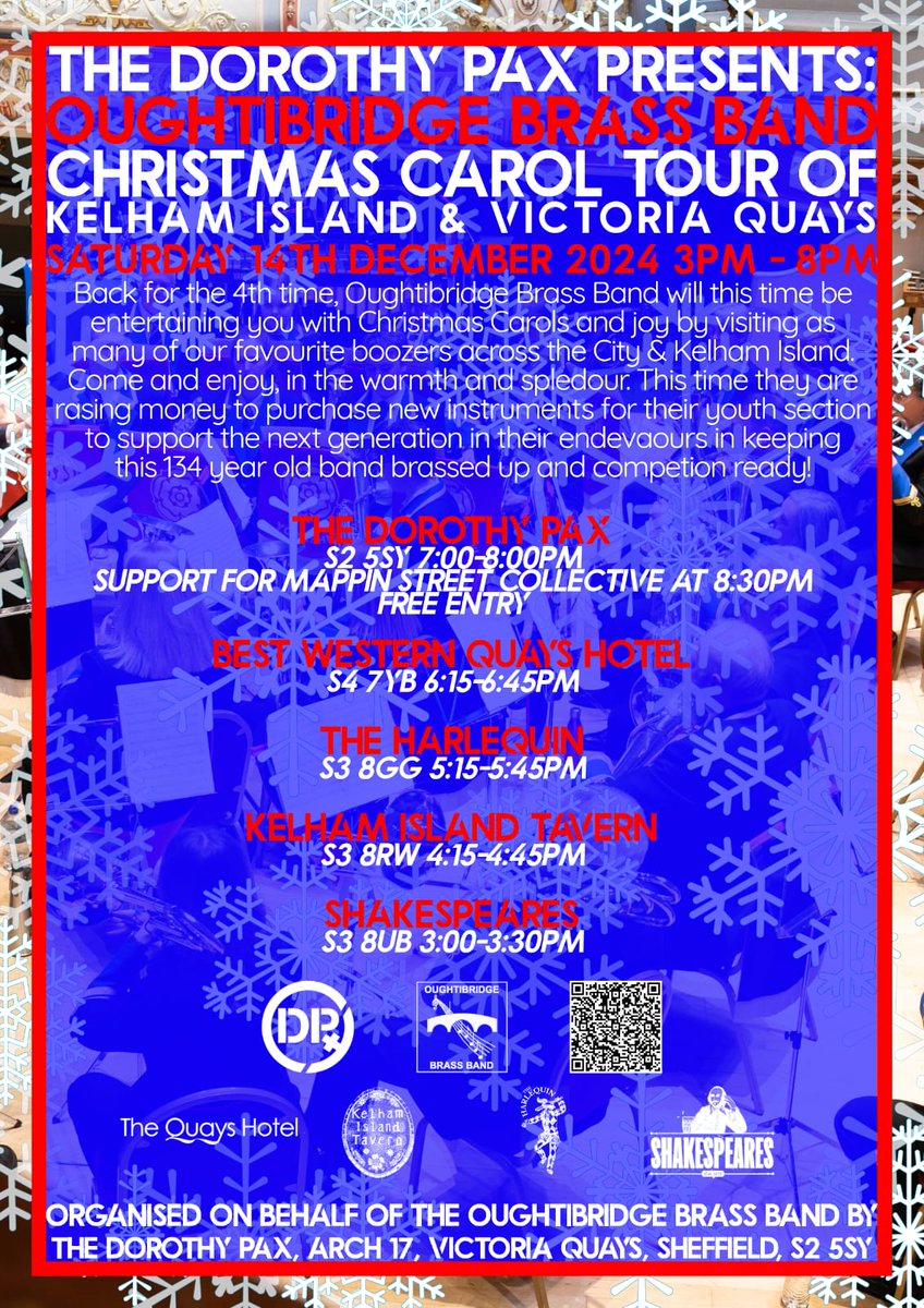 Kelham Island Tavern (@thekelham) on Twitter photo Come and join us at 4:15pm for some Christmas carols with <a href="/OughtiBrassBand/">Oughtibridge Band</a>. Thanks to <a href="/DorothyPax/">The Dorothy Pax</a> for organising. Come and join us at 4:15pm for some Christmas carols with <a href="/OughtiBrassBand/">Oughtibridge Band</a>. Thanks to <a href="/DorothyPax/">The Dorothy Pax</a> for organising.