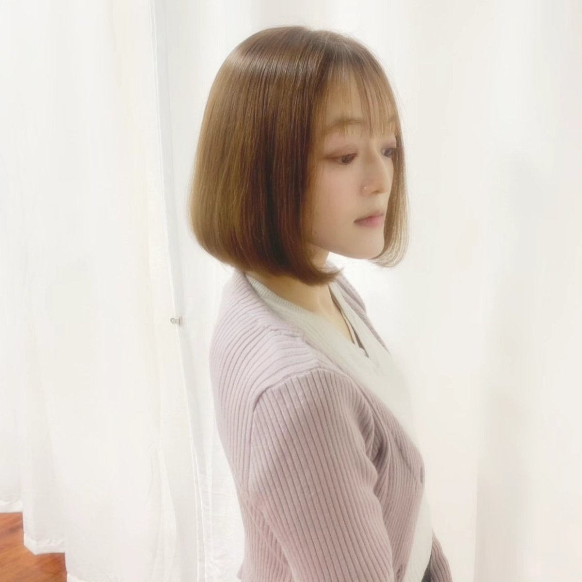 k_model_0825's tweet photo. #ボブ　#ベージュカラー https://t.co/pquIwyjsex