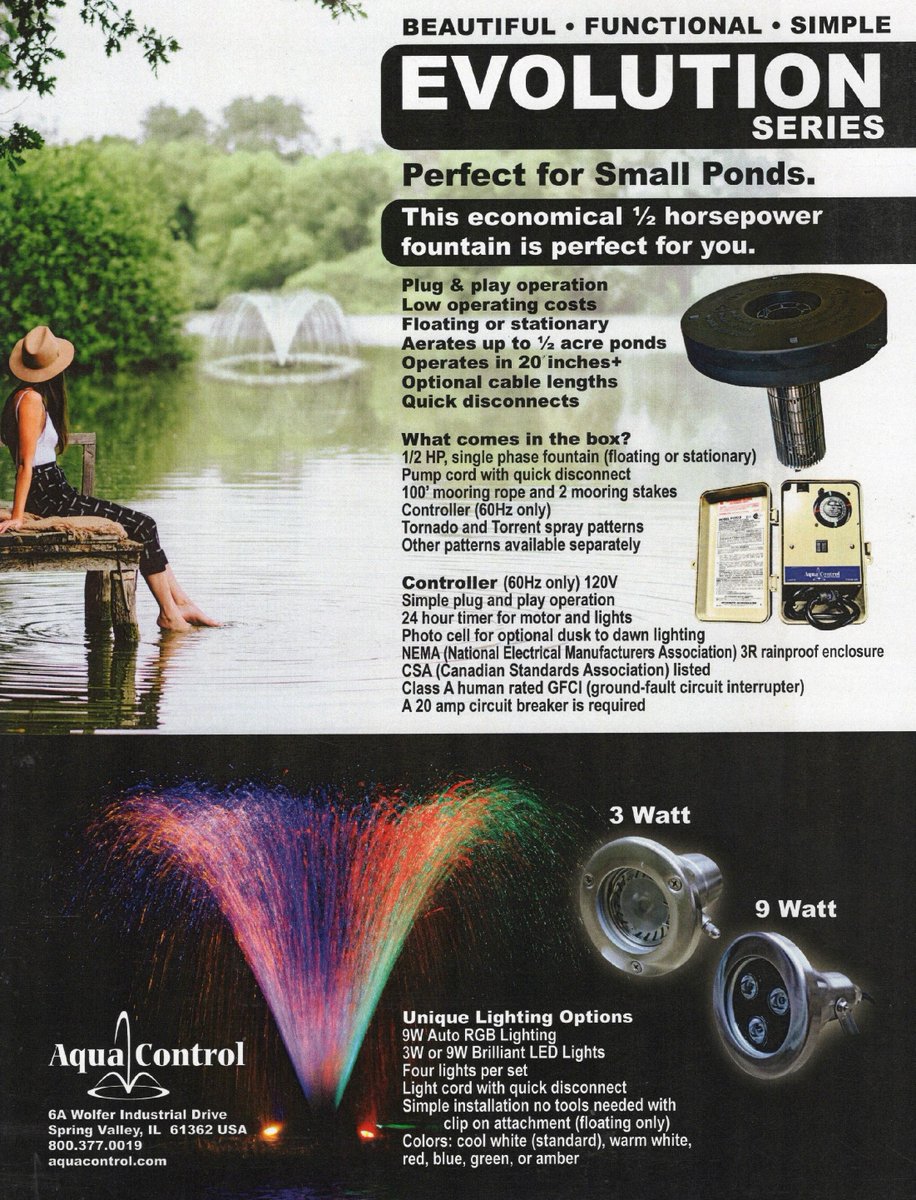 JoeSusanYSBH's tweet image. 🌊 Need to pump up your pond party? Aqua Controls has you covered with custom pumps, dazzling lighting, and even dancing water! 💃✨ Dive into the magic of splash pads too! #AquaAdventures #PondGoals #FountainFun