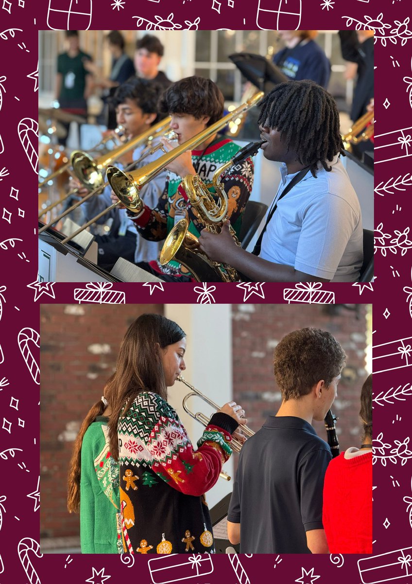 PineCrestArts's tweet image. Upper School Jazz Band and vocalists brought the holiday spirit to Dr. Markham’s “Good Luck Breakfast,” performing festive hits to spread cheer and help everyone gear up for exams. Thank you, Dr. Markham, for hosting this event—a perfect blend of music and motivation! #PCFineArts