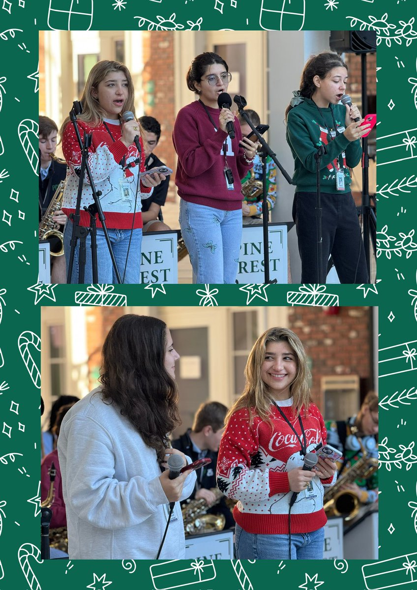 PineCrestArts's tweet image. Upper School Jazz Band and vocalists brought the holiday spirit to Dr. Markham’s “Good Luck Breakfast,” performing festive hits to spread cheer and help everyone gear up for exams. Thank you, Dr. Markham, for hosting this event—a perfect blend of music and motivation! #PCFineArts