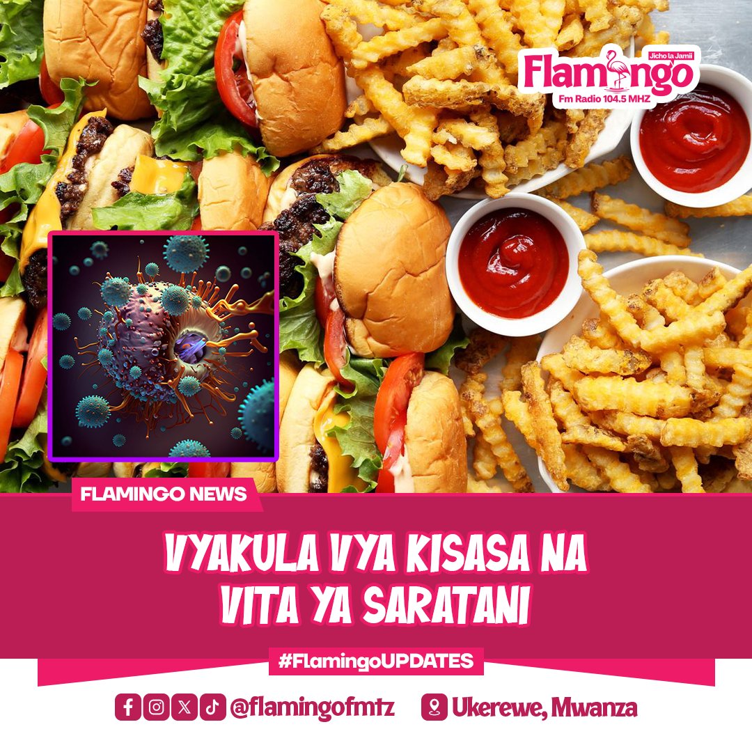 flamingo_f20290's tweet photo. Utafiti wa karibuni umebaini kuwa baadhi ya vyakula vinavyotawala mlo wa kisasa vinaweza kudhoofisha uwezo wa mwili kupambana na seli za saratani, hasa kwenye utumbo mpana. Sababu kuu inayotajwa ni uwiano usio sawa wa mafuta aina ya https://t.co/veEjBIt6Ys