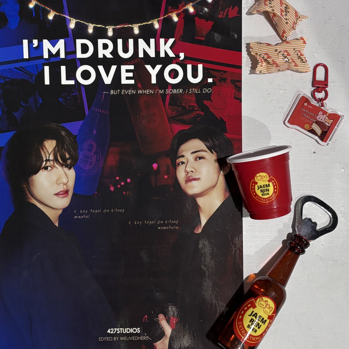 pldklm's tweet image. arrived late but it’s still an event i’ll never forget, thank you directors &amp;amp; jaemrenists !💖💛

୭ ✧ ˚ #JaemrenDrunkInLove @427studios