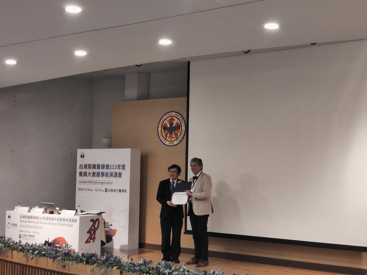 It was a fantastic ISN-<a href="/TwSocNephrolTSN/">Taiwan Society of Nephrology (TSN)</a> Joint Symposium on Advancing Research in Nephrology: A Global Perspective during the Taiwan Society of Nephrology Annual Meeting.

The symposium featured engaging lectures from renowned experts, including Mai-Szu Wu, Robert Walker, Chih-Wei