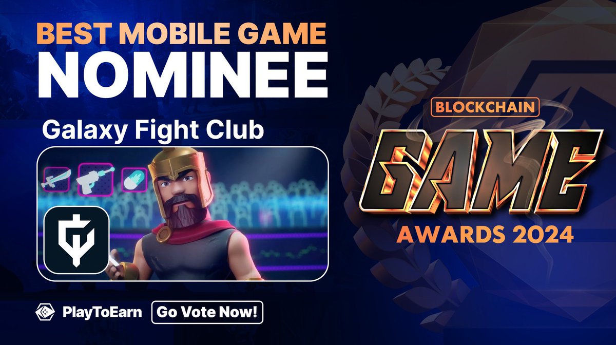 Gm fighters! 🫡

Don’t forget to vote for us on the best mobile gaming category! 🏆 <a href="/PlayToEarn/">PlayToEarn</a> 

All voters will participate on a raffle for a PS5! #P2EAwards