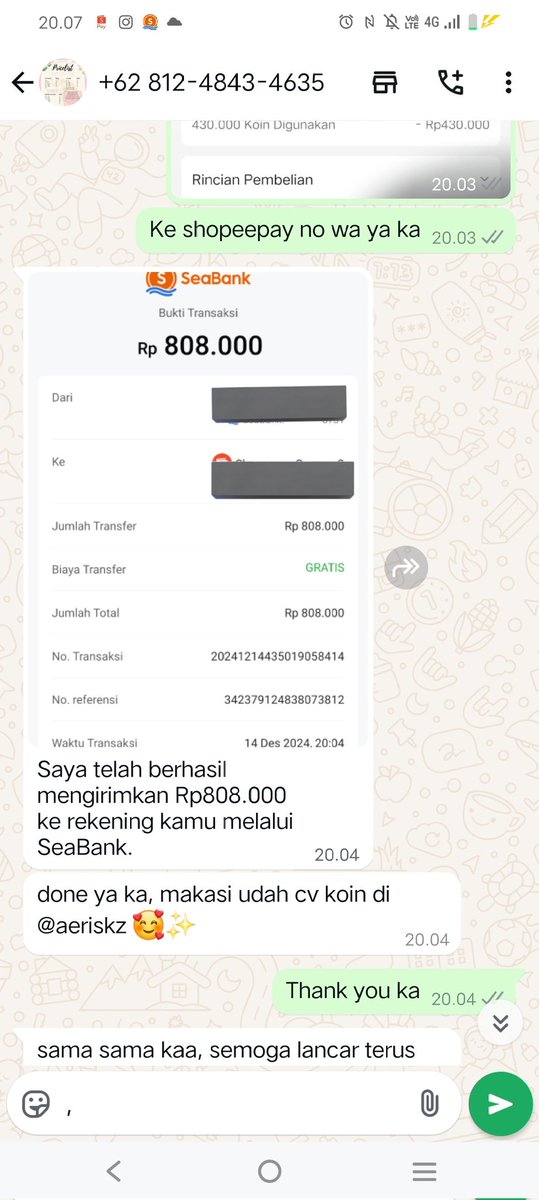 THANK YOU KAK <a href="/aeriskz/">fa ☻ gestun & cv koin</a> BUAT CONVERT KOIN SHOPEE NYA 😍😍😍