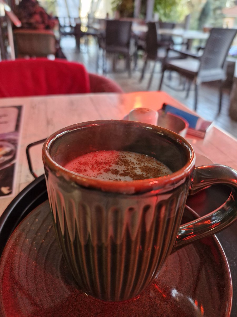 Kışın en güzel içeceği. Sıcak bir fincan sahlep...