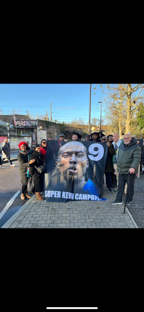 David The Toffee (@lcabbabeh) on Twitter photo Kevin Campbellโs family with the banner.
<a href="/DavefcKelly/">Dave Kelly #RightToFood</a> <a href="/UpTheToffees82/">Stuart Shepherd</a> Kevin Campbellโs family with the banner.
<a href="/DavefcKelly/">Dave Kelly #RightToFood</a> <a href="/UpTheToffees82/">Stuart Shepherd</a>