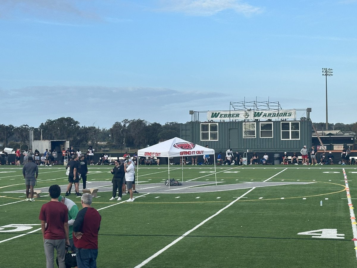 Clocked in at <a href="/WebberFB/">Webber Int'l University Football</a> this morning. Let’s work <a href="/CoachPotochney/">Coach P</a> <a href="/coachj_rob/">Coach Robinson</a> <a href="/_CoachZack/">Zack Sharaf</a> <a href="/MrViny123/">Vincent Davis</a>