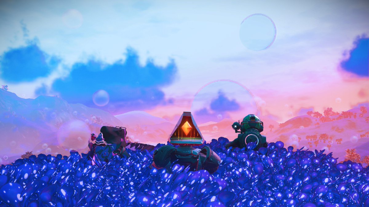 MythoDDV's tweet image. #nomans #nomanssky #view #beautiful #friends #pink #nofilter #bubbles