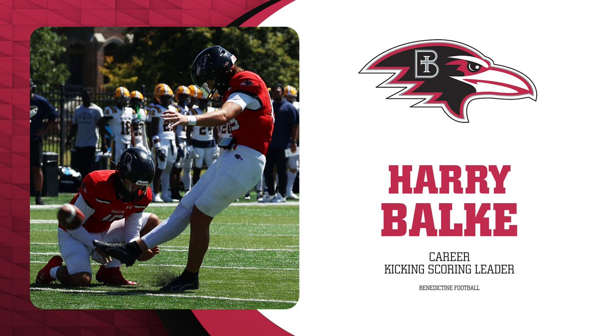 RavenGameDay's tweet photo. With that kick, Harry Balke becomes the Ravens all time kicking scoring leader, passing Zach Keenan https://t.co/XpRd6smYfZ