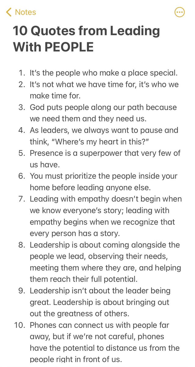 10 quotes from my book, “Leading with People: A Six Pillar Framework for Fruitful Leadership.”

Which one(s) resonate with you the most?