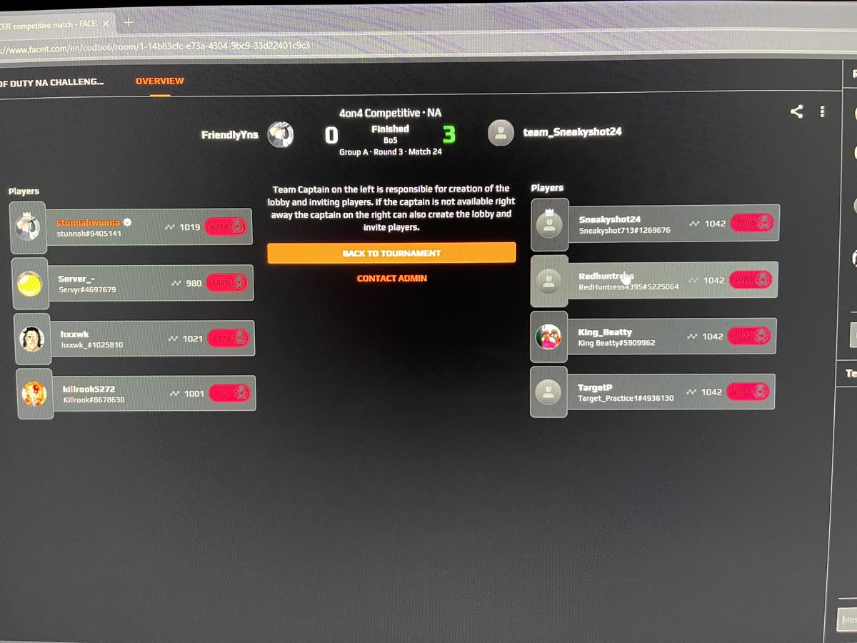 Got FF’d by a bunch of beasts for 64 cuz killrook couldn’t login