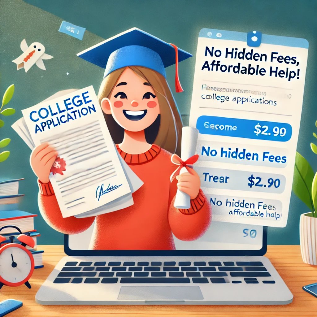 centralizedhelp's tweet photo. No hidden fees! 💸

✅ Transparent pricing
✅ Affordable college application help

Save money with us—DM for details! 🚀

#StudentSavings #CollegeApps #NoHiddenFees https://t.co/YR90sCH3pg